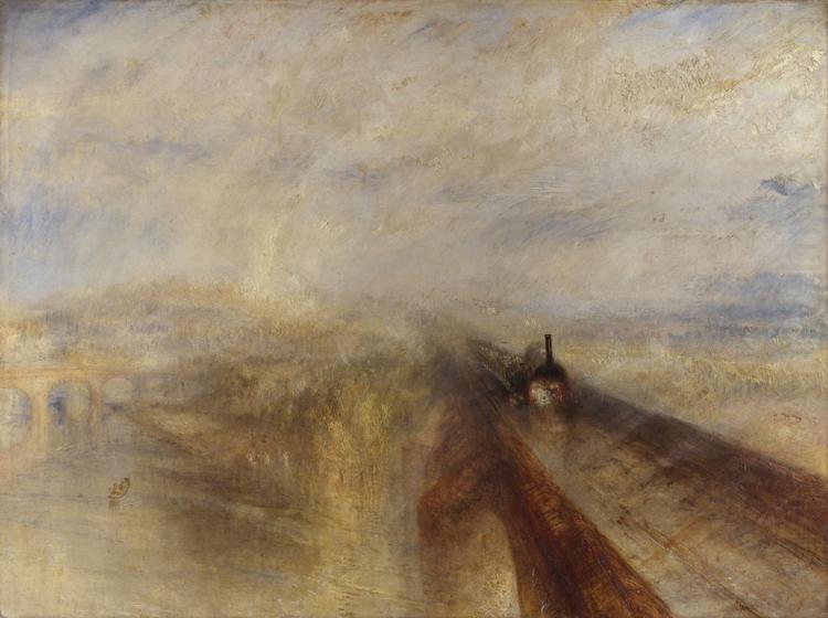 Joseph Mallord William Turner Rain,Steam and Speed-The Great Western Railway (mk31) china oil painting image